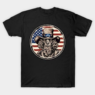 Patriotic Poodle T-Shirt